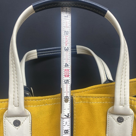 Diane Von Furstenberg Yellow Canvas Tote Bag - Picture 13 of 17
